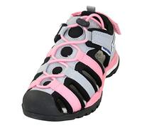 Geox Fille J Borealis Girl Sandal, Gris Noir, 28 EU
