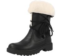 Geox Fille J Casey Girl Abx Bateau cheville, Noir, 34 EU