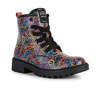 Geox Fille J Casey Girl D Bottines, Black/Multicolor, 29 EU