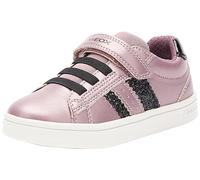 Geox Fille J Djrock Girl Basket, Dk Pink Black, 38 EU