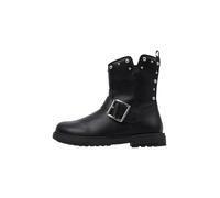 Geox Fille J Eclair Girl Bateau cheville, Noir, 34 EU