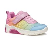 Geox J FADINLIGHT Girl C, Basket Fille, Pink/Multicolor,