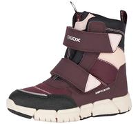 Geox Fille J Flexyper Girl À Partir de Bateau cheville, Dk Burgundy, 28 EU