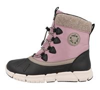 Geox Fille J Flexyper Girl B Ab Bottines, Black/Dk Pink, 32 EU