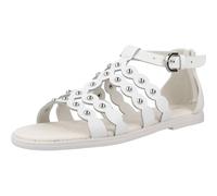 Geox Fille J Karly Girl Sandal, Blanc, 32 EU