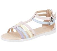 Geox Fille J Karly Girl Sandal, Lt Rose Multicolore, 37 EU