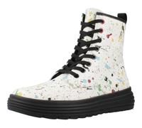 Geox Fille J Phaolae Girl Bateau cheville, White Multicolor, 31 EU