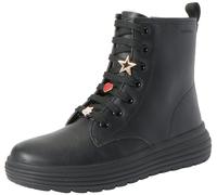 Geox J Phaolae Girl Bateau à Cheville, Noir 1, 29 EU