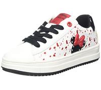 Geox Fille J Rebecca Girl B Sneakers, White/Black, 29 EU