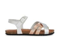 Geox Fille J Sandal Chilene Gir, Blanc Or Rosé, 30 EU