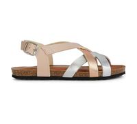 Geox Fille J Sandal Chilene Gir, Dk Rose Silver, 24 EU