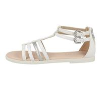 Geox Fille J Sandal Karly Girl Sandales, White, 40 EU