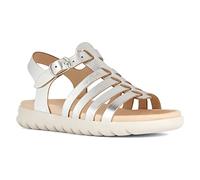 Geox Fille J Soleima Gir Sandal, Argenté, 32 EU