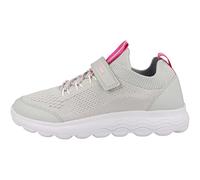 Geox Fille J Spherica Girl Basket, Lt Grey Fuchsia, 28 EU