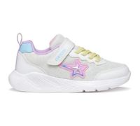 Geox J SPRINTYE Girl A Baskets Blanches et Multicolores Taille 24 EU
