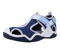 Geox Fille J Wader Girl Sandal, Bleu Marine Violet, 39 EU