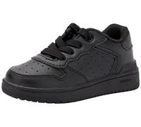 Geox Fille J Washiba Girl D Basket, Noir, 30 EU