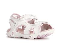 Geox Fille J Whinberry G Sandal, Blanc Rose, 29 EU