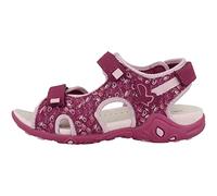 Geox Fille J Whinberry G Sandal, Dk Raspberry Pink, 28 EU