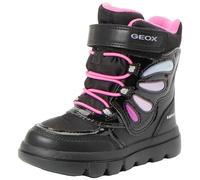 Geox Fille J Willaboom Girl Bateau cheville, Black Multicolor, 32 EU