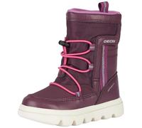 Geox Fille J Willaboom Girl Bateau cheville, Prune Fuchsia, 36 EU