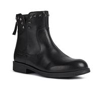 Geox Fille Jr Agata E Bottines, Black, 35 EU