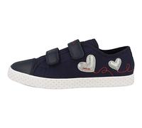 Geox Fille Jr Ciak Girl Basket, Navy Silver, 28 EU