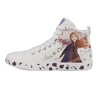 Geox Fille Jr Ciak Girl F Sneakers, White/Multicolor, 29 EU