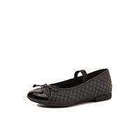 Geox Fille Jr Plie' B Ballerines, Black, 37 EU