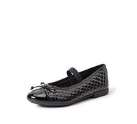 Geox Fille Jr Plie' B Ballerines, Black, 41 EU
