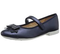 Geox Fille Jr Plie' Ballet Flat, Bleu Marine, 38 EU