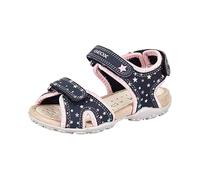 Geox Fille Jr Sandal Roxanne B Sandales, Navy/Pink, 32 EU