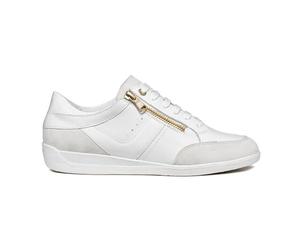 Geox Fille Myria Racine Accueil Femme Baskets-Mode, Blanc, 39 EU