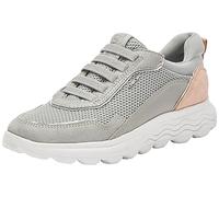 Geox Fille Sphérique Racine Accueil Femme Baskets-Mode, Gris Clair, 39 EU