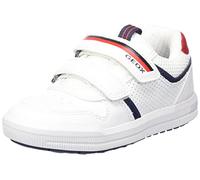 Geox Garçon Arzach Boy Basket, Blanc Marine, 34 EU