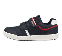 Geox Garçon Arzach Boy Basket, Bleu Marine Rouge, 32 EU
