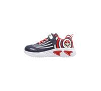 Geox Garçon Assister Boy Shopping-Feed;niño;Zapatillas-Bajas-niño, Navy Red, 32 EU