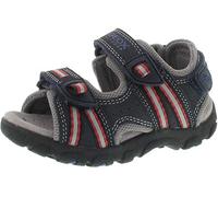 Geox Garçon Boy JR Strada A Sandales Bout Ouvert, Bleu (C0735), 30 EU