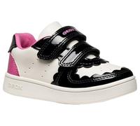 Geox Garçon Fille B Eclyper Girl Basket, White Black, 25 EU