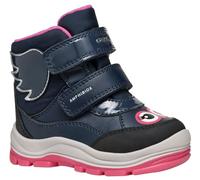 Geox Garçon Fille B FLANFIL Girl B ABX Botte de Neige, Navy/Fuchsia, 25 EU