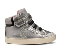 Geox Garçon Fille B Gisli Girl Basket, DK Silver Black, 26 EU