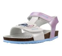 Geox Garçon Fille B Sandal Chalki Girl, Silver Sky, 27 EU