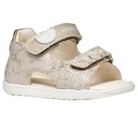 Geox Garçon Fille B Sandal MACCHIA GIR, Beige/Lt Gold, 25 EU