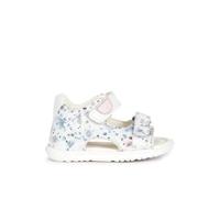 Geox Garçon Fille B Sandal MACCHIA GIR, Blanc cassé, 24 EU