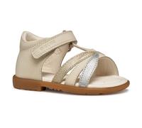 Geox Garçon Fille B VERRED A Sandale, Lt Ivory/Platinum, 27 EU