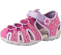 Geox Garçon Fille JR Roxanne B Sandales Bout Fermé, Rose (Fuchsia/Lilac C8257), 24 EU