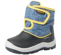 Geox Garçon Flanfil Boy Abx Bateau cheville, Dk Avio Jaune, 25 EU