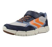 Geox J Flexyper Boy B Basket, Gris Marine, 36 EU