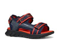 Geox J Sandal AIRADYUM BO, Navy/Red, 35 EU