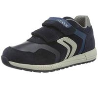 Geox Garçon J Alben Boy E Sneakers, Navy/Dk Avio, 35 EU